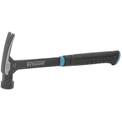 Erbauer 16oz 454g Carbon Steel Claw Hammer Fibreglass Shaft Grip Handle Tool Pro Erbauer 16oz 454g Carbon Steel Claw Hammer Fibreglass Shaft Grip Handle Tool Pro