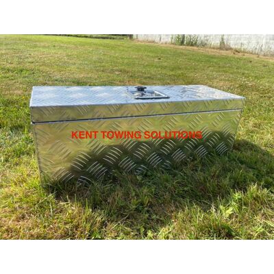New Lockable Aluminium Chequer Plate Toolbox For Trailer Truck Van Lorry 4x4✅ New Lockable Aluminium Chequer Plate Toolbox For Trailer Truck Van Lorry 4x4✅