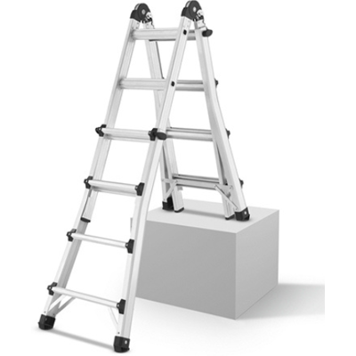 Purelifetylewonders Aluminium Multipurpose Ladder 4x5 M80 Purelifetylewonders Aluminium Multipurpose Ladder 4x5 M80