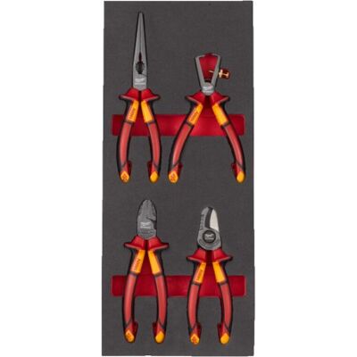 MILWAUKEE - Pliers Set - Foam Insert - VDE - Tool Set MILWAUKEE - Pliers Set - Foam Insert - VDE - Tool Set