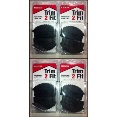 Trim 2 Fit Replacement Ladder Safety Feet Trim To Fit - 4 X Pairs (8 Feet) Trim 2 Fit Replacement Ladder Safety Feet Trim To Fit - 4 X Pairs (8 Feet)