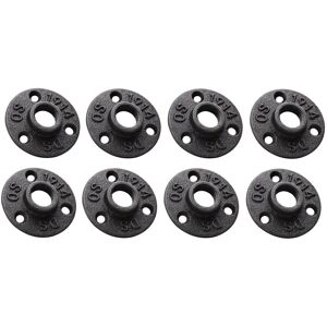 Sodial 2x(1/2 Inches Malleable Cast Iron Pipe Flange, 1/2 Inches Black Pipe1723 Sodial 2x(1/2 Inches Malleable Cast Iron Pipe Flange, 1/2 Inches Black Pipe1723