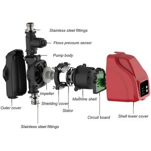 Permanent Magnet Booster Pump Intelligent Solar Heater Boost Pump Dc24v♫ Permanent Magnet Booster Pump Intelligent Solar Heater Boost Pump Dc24v♫