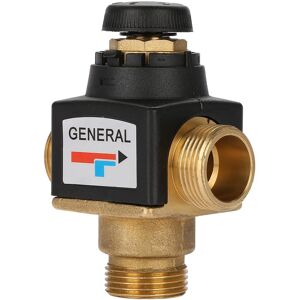 3 Way Dn20 Male Thread Brass Thermostatic Mixing Valve For Solar Water Heater☚ 3 Way Dn20 Male Thread Brass Thermostatic Mixing Valve For Solar Water Heater☚
