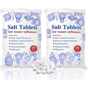 Himalayan Salt Direct 25kg Water Softener Salt Tablets (2 Bags) 100% Genuine British Salt Pellets Himalayan Salt Direct 25kg Water Softener Salt Tablets (2 Bags) 100% Genuine British Salt Pellets