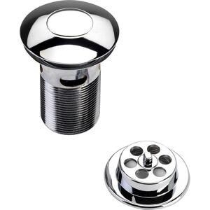 Bristan W Bath05 C Round Push Button Bath Waste Slotted C New Bristan W Bath05 C Round Push Button Bath Waste Slotted C New