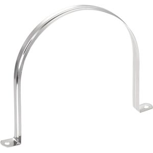 Uxcell 160mm(6.3\") Rigid Pipe Strap 2 Holes Tube Straps 201 Stainless Steel Clamp 12pcs Uxcell 160mm(6.3\") Rigid Pipe Strap 2 Holes Tube Straps 201 Stainless Steel Clamp 12pcs
