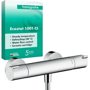 Hansgrohe Ecostat 1001 Cl - Shower Thermostat Exposed , Shower Tap With Safet... Hansgrohe Ecostat 1001 Cl - Shower Thermostat Exposed , Shower Tap With Safet...