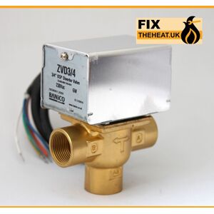 Banico Motorised Diverter Priority Valve Actuator 3 Port 22mm Can Replace V4043c Banico Motorised Diverter Priority Valve Actuator 3 Port 22mm Can Replace V4043c