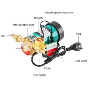 120w Automatic Water Pressure Booster Pump 25l/min 15m Head 1in Outlet Show Tu 120w Automatic Water Pressure Booster Pump 25l/min 15m Head 1in Outlet Show Tu