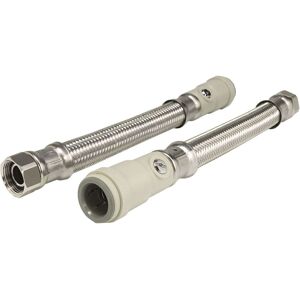 John Guest Speedfit Hose Union Nut & Service Valve 300mm 15mm X 1/2" (Pack Of 2) John Guest Speedfit Hose Union Nut & Service Valve 300mm 15mm X 1/2" (Pack Of 2)