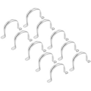 Uxcell Rigid Pipe Strap 24pcs 3 1/2\" (90mm) Carbon Steel U Bracket Tension Tube Clamp Uxcell Rigid Pipe Strap 24pcs 3 1/2\" (90mm) Carbon Steel U Bracket Tension Tube Clamp