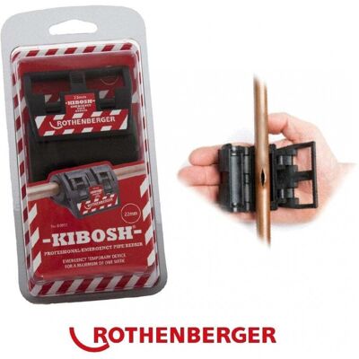Rothenberger 22mm Kibosh Emergency Water Burst Pipe Repair Clamp 80012 Rothenberger 22mm Kibosh Emergency Water Burst Pipe Repair Clamp 80012