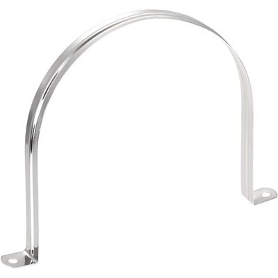 Uxcell 150mm(5.9\") Rigid Pipe Strap 2 Holes Tube Straps 201 Stainless Steel Clamp 12pcs Uxcell 150mm(5.9\") Rigid Pipe Strap 2 Holes Tube Straps 201 Stainless Steel Clamp 12pcs