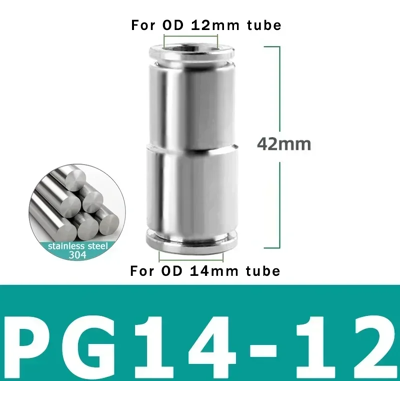 Does Not Apply 304 Stainless Steel Pneumatic Tube Connector Quick Release Coupling Pu Hose Hard Does Not Apply 304 Stainless Steel Pneumatic Tube Connector Quick Release Coupling Pu Hose Hard