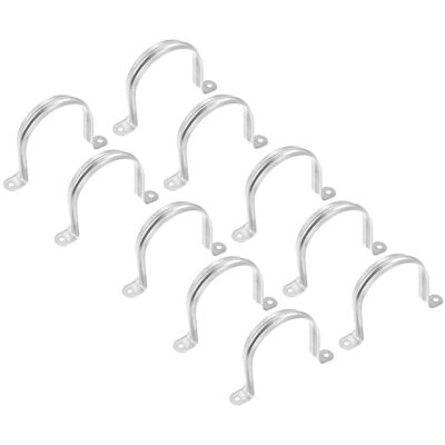 Uxcell Rigid Pipe Strap 24pcs 3 1/2\" (90mm) Carbon Steel U Bracket Tension Tube Clamp Uxcell Rigid Pipe Strap 24pcs 3 1/2\" (90mm) Carbon Steel U Bracket Tension Tube Clamp