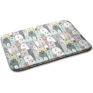Decormat Carpet Anti-Slip Rug Soft Carpet Bedroom Washable Cartoon Bears 90cm X 60cm Decormat Carpet Anti-Slip Rug Soft Carpet Bedroom Washable Cartoon Bears 90cm X 60cm