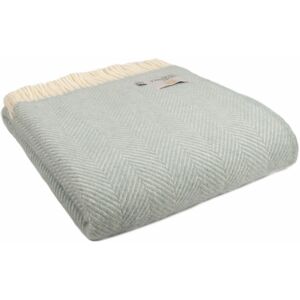 Tweedmill Textiles Ltd Tweedmill Textiles Knee Rug 100% Wool Sofa Blanket Fishbone Duck Egg Blue Cream Tweedmill Textiles Ltd Tweedmill Textiles Knee Rug 100% Wool Sofa Blanket Fishbone Duck Egg Blue Cream