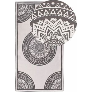 Beliani Outdoor Rug Nellore Grey 80 X 150 Cm Beliani Outdoor Rug Nellore Grey 80 X 150 Cm