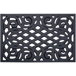 Nicoman Outdoor Rubber Door Mat, Non-Slip Heavy Duty Doormat Step Barrier Anti- Nicoman Outdoor Rubber Door Mat, Non-Slip Heavy Duty Doormat Step Barrier Anti-