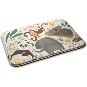 Decormat Washable Soft Non Slip Rug Carpet Bedroom Animals In The Jungle 90cm X 60cm Decormat Washable Soft Non Slip Rug Carpet Bedroom Animals In The Jungle 90cm X 60cm