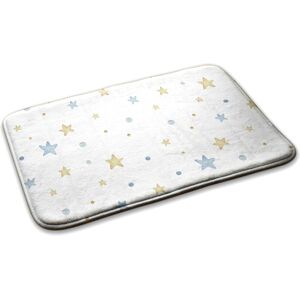 Decormat Carpet Anti-Slip Floor Rug Soft Bedroom Non Slip Stars And Dots 75cm X 45cm Decormat Carpet Anti-Slip Floor Rug Soft Bedroom Non Slip Stars And Dots 75cm X 45cm