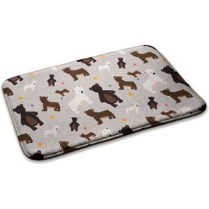 Decormat Carpet Non Slip Floor Rug Soft Bedroom Non Slip Bears And Stars 90cm X 60cm Decormat Carpet Non Slip Floor Rug Soft Bedroom Non Slip Bears And Stars 90cm X 60cm