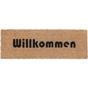 Relaxdays Willkommen Print Coir Door Mat German Greeting Doormat Durable Weatherproof Relaxdays Willkommen Print Coir Door Mat German Greeting Doormat Durable Weatherproof