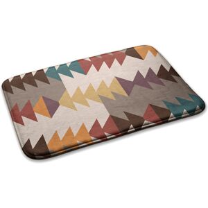 Decormat Bedroom Soft Carpet Anti-Slip Rug Floor Mat Geometric Pattern 90cm X 60cm Decormat Bedroom Soft Carpet Anti-Slip Rug Floor Mat Geometric Pattern 90cm X 60cm