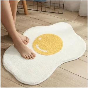 Does Not Apply Cashmere Imitation Wool Poached Egg Rug For Bedroom Anti-Slip Floor Mat Ins Nord Does Not Apply Cashmere Imitation Wool Poached Egg Rug For Bedroom Anti-Slip Floor Mat Ins Nord