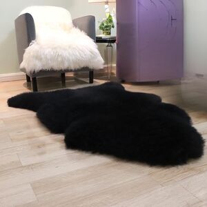 Tidwiace Super Soft Faux Sheepskin Black Rug 60 X 90 Cm,Rugs Living Room, Shaggy Bedroom Tidwiace Super Soft Faux Sheepskin Black Rug 60 X 90 Cm,Rugs Living Room, Shaggy Bedroom