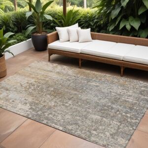 Homeroots.Co 8' X 10' Beige Gray And Taupe Abstract Washable Indoor Outdoor Area Rug Homeroots.Co 8' X 10' Beige Gray And Taupe Abstract Washable Indoor Outdoor Area Rug