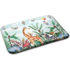 Decormat Bedroom Soft Carpet Anti-Slip Rug Floor Mat Tropical Animals 75cm X 45cm Decormat Bedroom Soft Carpet Anti-Slip Rug Floor Mat Tropical Animals 75cm X 45cm