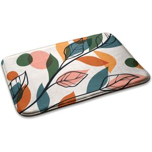 Decormat Bedroom Soft Carpet Anti-Slip Rug Floor Mat Leaves And Shapes 75cm X 45cm Decormat Bedroom Soft Carpet Anti-Slip Rug Floor Mat Leaves And Shapes 75cm X 45cm