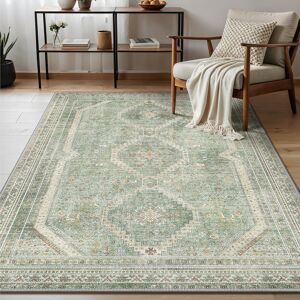 Genimo Rugs 120x170 Cm Living Room Large Green Rug Washable Carpet For Bedroom Genimo Rugs 120x170 Cm Living Room Large Green Rug Washable Carpet For Bedroom