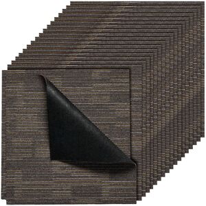 Vevor Carpet Tiles Reusable 610x610 Mm 24 Pcs Modular Rug Padded Gray Brown Vevor Carpet Tiles Reusable 610x610 Mm 24 Pcs Modular Rug Padded Gray Brown