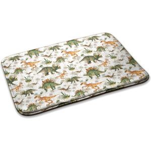 Decormat Washable Soft Non Slip Rug Carpet Bedroom Dinosaurs And Plants 90cm X 60cm Decormat Washable Soft Non Slip Rug Carpet Bedroom Dinosaurs And Plants 90cm X 60cm