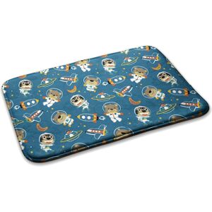 Decormat Bedroom Soft Carpet Anti-Slip Rug Floor Mat Animals In Space 75cm X 45cm Decormat Bedroom Soft Carpet Anti-Slip Rug Floor Mat Animals In Space 75cm X 45cm