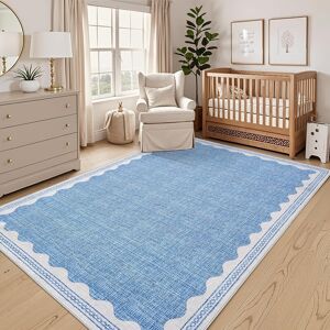 Caromio Modern Area Rugs Living Room 120x170cm Washable Kitchen Rug Non Slip, Low Pile Caromio Modern Area Rugs Living Room 120x170cm Washable Kitchen Rug Non Slip, Low Pile
