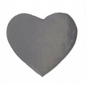 Hug Rug Gorgeously Soft Faux Fur Thunder Grey Heart Shaped Rug Hug Rug Gorgeously Soft Faux Fur Thunder Grey Heart Shaped Rug