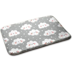 Decormat Bedroom Soft Carpet Anti-Slip Rug Floor Mat Clouds With Stars 75cm X 45cm Decormat Bedroom Soft Carpet Anti-Slip Rug Floor Mat Clouds With Stars 75cm X 45cm