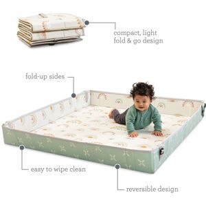Cactus Mat Infantino Foldable Foam Mat Cactus & Rainbow Easy To Take On-The-Go And Store Cactus Mat Infantino Foldable Foam Mat Cactus & Rainbow Easy To Take On-The-Go And Store