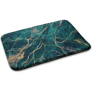 Decormat Floor Mat Carpet Non Slip Bedroom Rug Floor Carpet Green Marble 75cm X 45cm Decormat Floor Mat Carpet Non Slip Bedroom Rug Floor Carpet Green Marble 75cm X 45cm