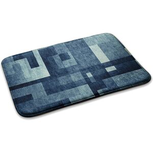 Decormat Carpet Anti-Slip Rug Soft Carpet Bedroom Abstract Rectangles 90cm X 60cm Decormat Carpet Anti-Slip Rug Soft Carpet Bedroom Abstract Rectangles 90cm X 60cm