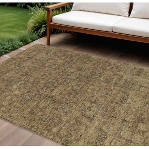 Homeroots.Co 9' X 12' Brown And Taupe Floral Washable Indoor Outdoor Area Rug Homeroots.Co 9' X 12' Brown And Taupe Floral Washable Indoor Outdoor Area Rug