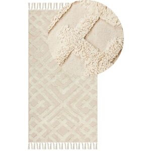 Beliani Cotton Area Rug - Geometric Pattern - 80x150cm Beliani Cotton Area Rug - Geometric Pattern - 80x150cm