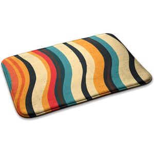 Decormat Carpet Anti-Slip Floor Rug Soft Bedroom Non Slip Abstract Waves 75cm X 45cm Decormat Carpet Anti-Slip Floor Rug Soft Bedroom Non Slip Abstract Waves 75cm X 45cm