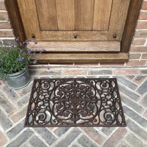Selections Ornate Cast Iron Indoor & Outdoor Doormat Entrance Non Slip (70cm X 44cm) Selections Ornate Cast Iron Indoor & Outdoor Doormat Entrance Non Slip (70cm X 44cm)