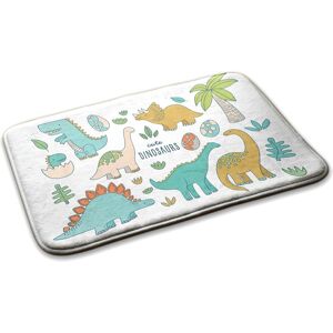 Decormat Carpet Anti-Slip Floor Rug Soft Bedroom Non Slip Cute Dinosaurs 75cm X 45cm Decormat Carpet Anti-Slip Floor Rug Soft Bedroom Non Slip Cute Dinosaurs 75cm X 45cm