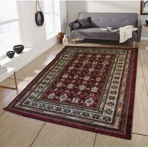 Aspect Classic Oriental Traditional Bordered Rug/red-Black-Beige (160x230cm)-Rug157/230 Aspect Classic Oriental Traditional Bordered Rug/red-Black-Beige (160x230cm)-Rug157/230